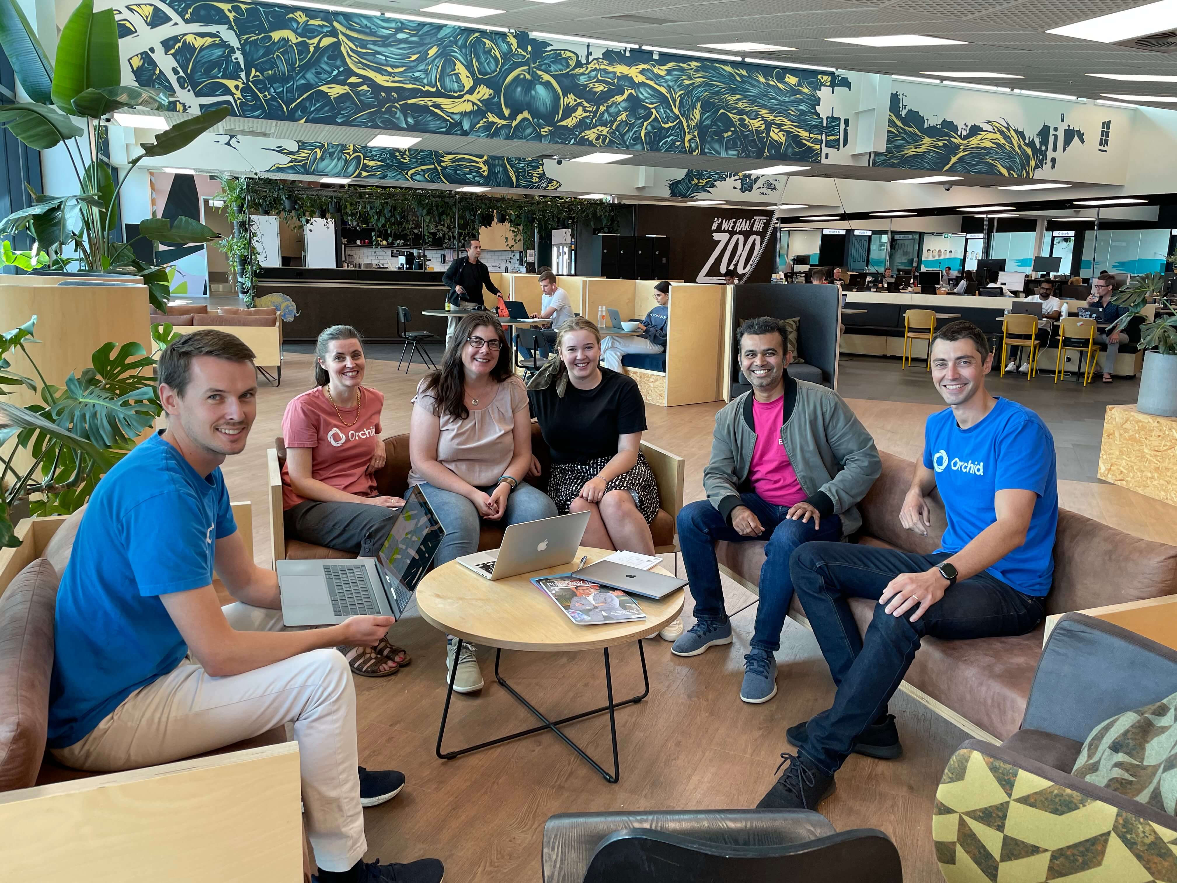 Orchid team working together at BizDojo