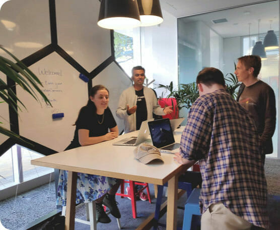 Orchid team collaborating