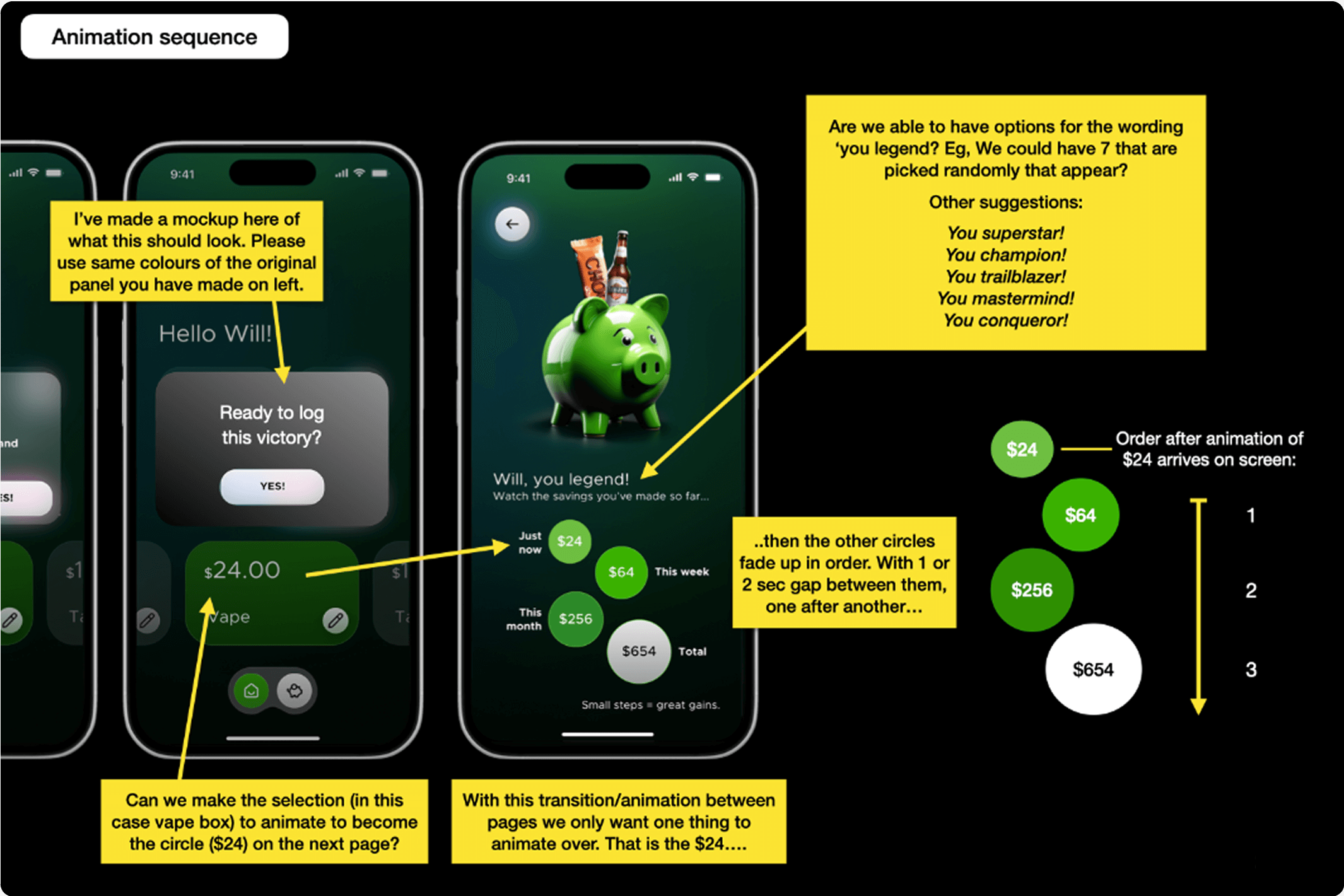 CraverSaver transition screen